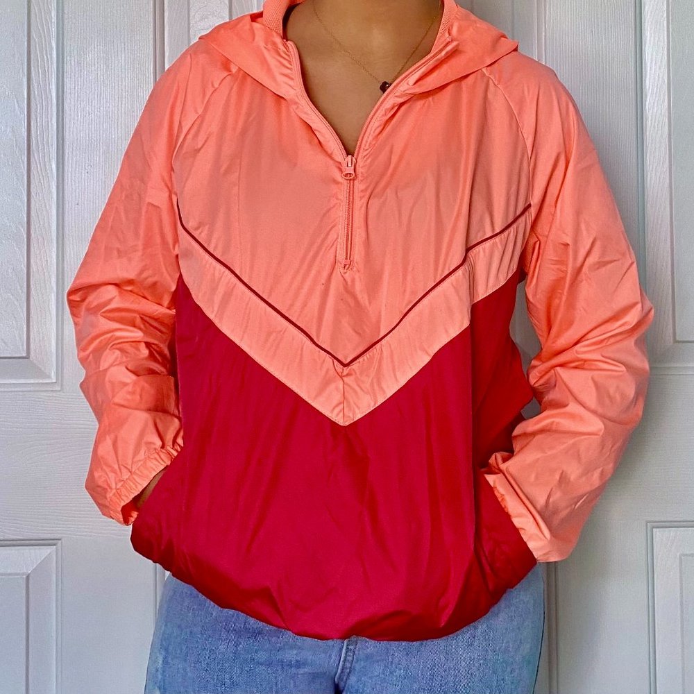 Quarter-Zip Rain Pullover L